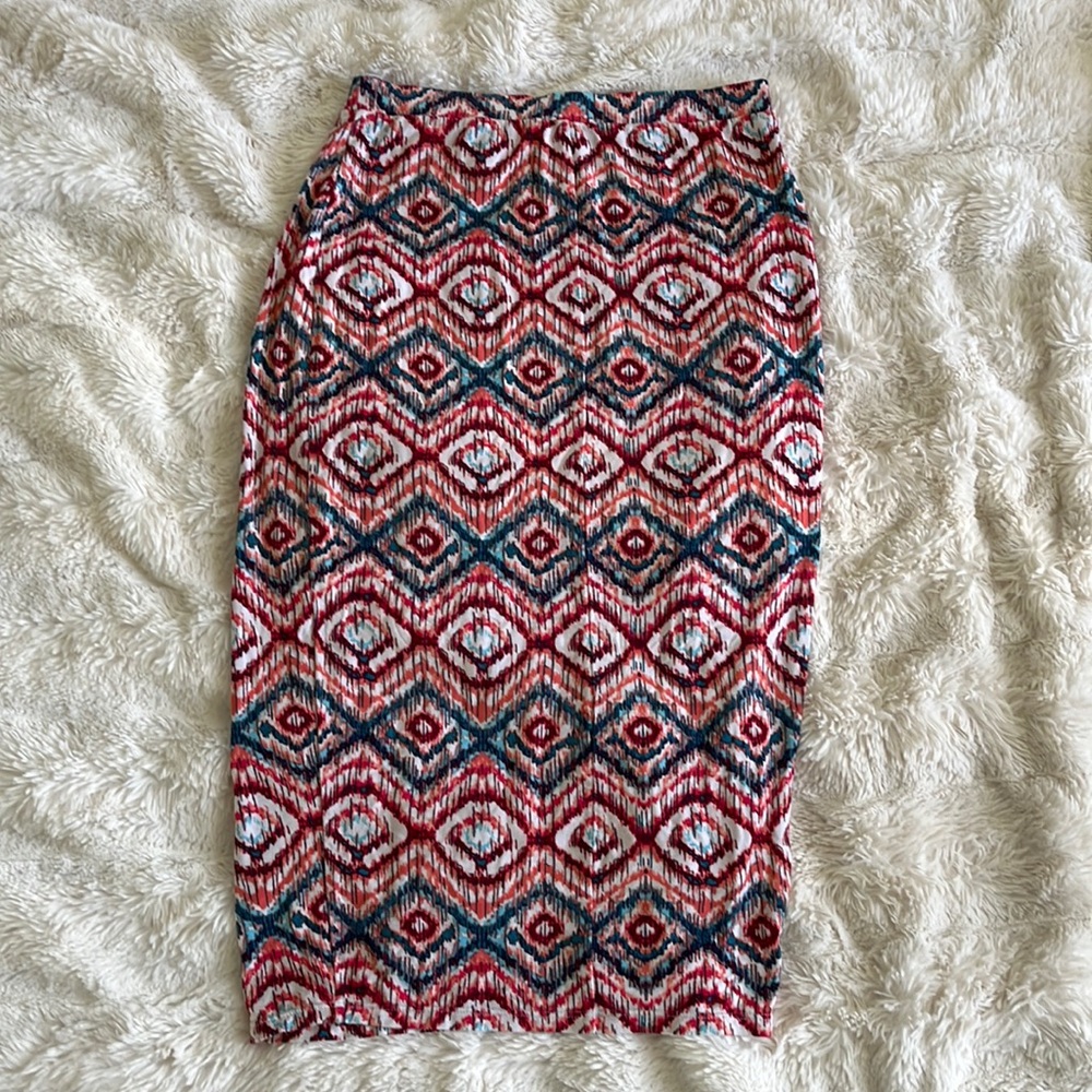 Maddy M pencil skirt. Supersoft and has inner lining. Just like new wore once
